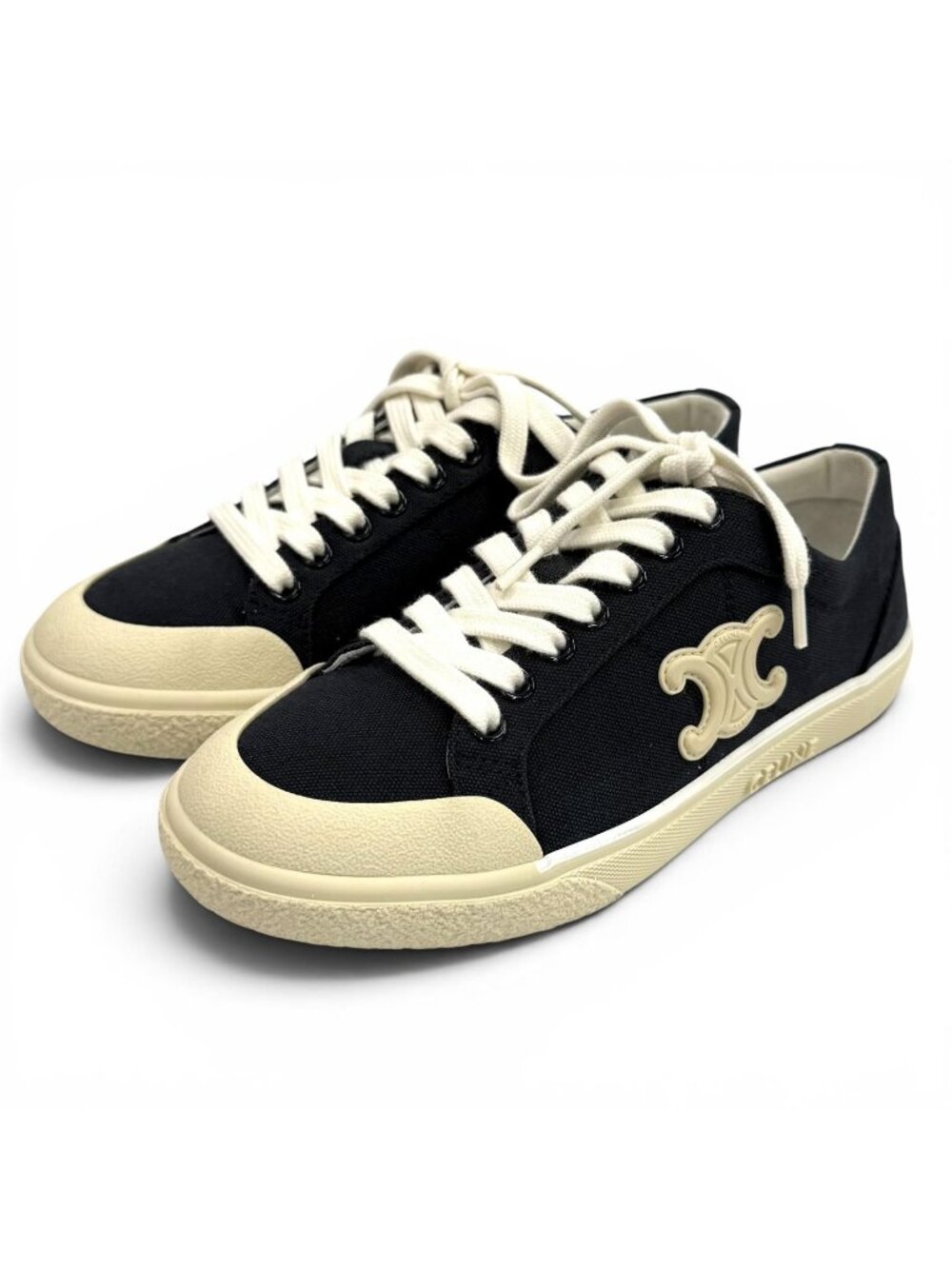 Celine Alain Triomphe Sneakers Canvas Navy